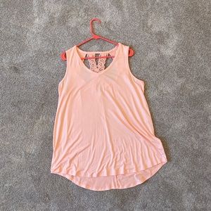 Pink no sleeve Active wear shirt